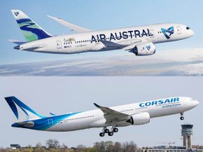 
Les compagnies aériennes Air Austral et Corsair International annoncent un projet de coopération commerciale sur les routes ent