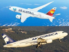 La compagnie aérienne Air Austral annonce a signature d’un accord interligne avec Air Corsica pour relier ses destinations à l