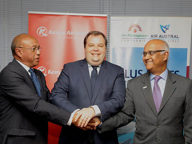 Air Austral, Air Madagascar et Kenya Airways ont signé 1 Air Journal