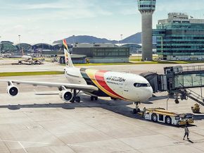 La nouvelle compagnie aérienne Air Belgium, qui doit lancer ce mois-ci une première liaison entre Charleroi et Hong Kong, n’au