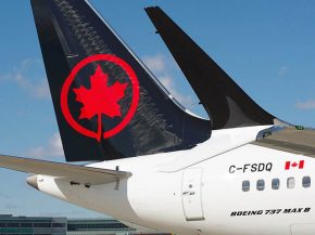 
La compagnie aérienne Air Canada déploie de nouveau en service commercial ses Boeing 737 MAX 8, sur certains vols entre Toronto