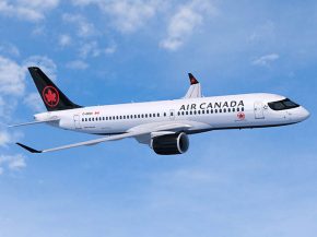 La compagnie aérienne Air Canada déploiera dès le mois de janvier prochain ses Airbus A220-300, sur des routes intérieures à 