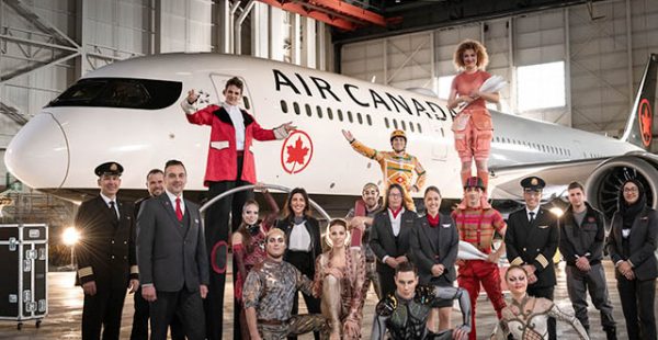 La compagnie aérienne Air Canada et le Cirque du Soleil ont annoncé un partenariat exclusif désignant Air&n