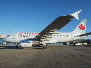 La compagnie aérienne Air Canada déploie de nouveau sa flotte d’Airbus A319 réaménagés avec 58 sièges de classe Affaires, 