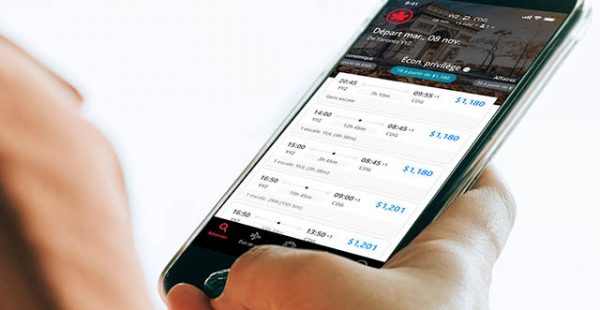 La compagnie aérienne Air Canada a lancé son application mobile de nouvelle génération, maintenant téléchargeable sur iOS et