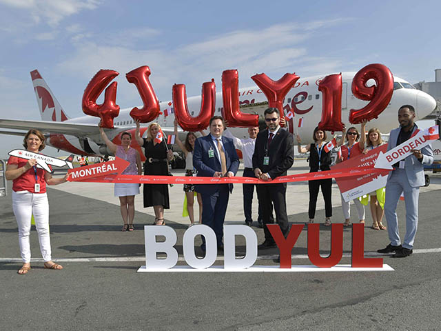 Air Canada inaugure son Montréal – Bordeaux 1 Air Journal Air Canada inaugure son Montréal – Bordeaux 1 Air Journal