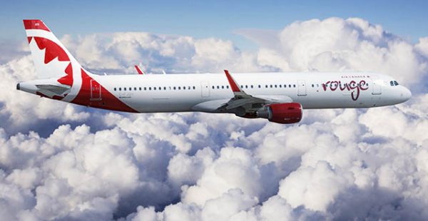 Les premières lignes internationales de la compagnie aérienne Air Canada Rouge à Québec ont été inaugurées, à destination 