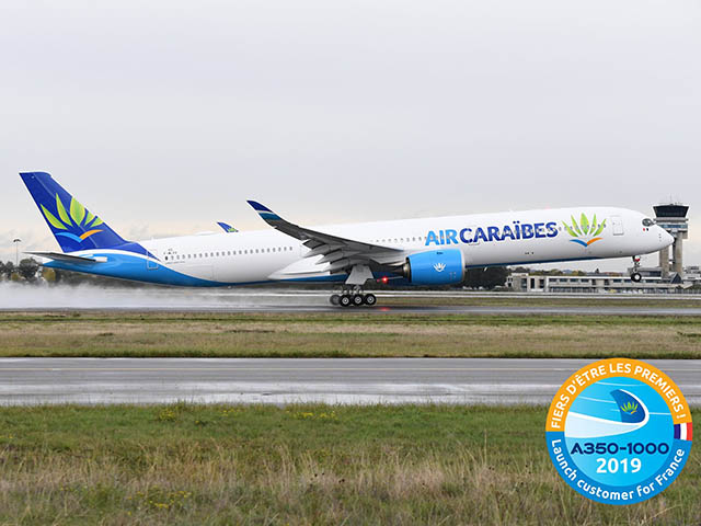 L’Airbus A350-1000 d’Air Caraïbes a décollé 81 Air Journal