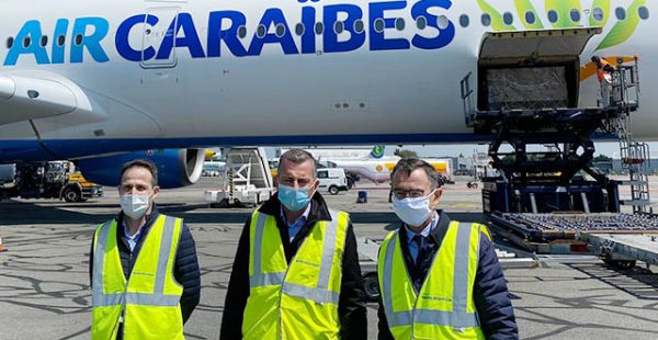 L Airbus A350-1000 de la compagnie aérienne Air Caraïbes a effectué la première d une série de 22 rotations entre la Chine et