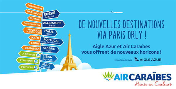 Aigle Azur et Air Caraïbes partagent leurs codes 72 Air Journal