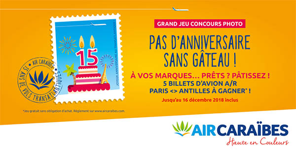 Air Caraïbes : fais-moi un gâteau d’anniversaire 1 Air Journal