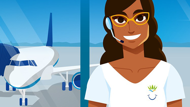 Air Caraïbes présente Camille, son assistante de voyage virtuelle