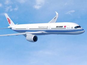 La compagnie aérienne Air China déploiera dès le mois prochain un Airbus A350-900 sur le premier de ses deux vols quotidiens en