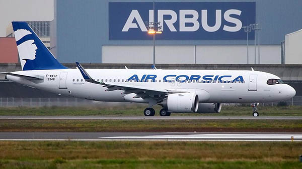 Le premier A320neo en France arrive chez Air Corsica 100 Air Journal
