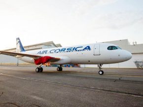 Le premier Airbus A320neo de la compagnie aérienne Air Corsica est sorti des ateliers peinture, avant une livraison prévue le mo