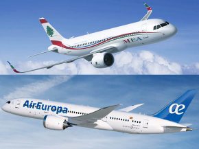 Les compagnies aériennes Air Europa et Middle East Airlines (MEA) ont étendu leur accord de partage de codes à la liaison entre