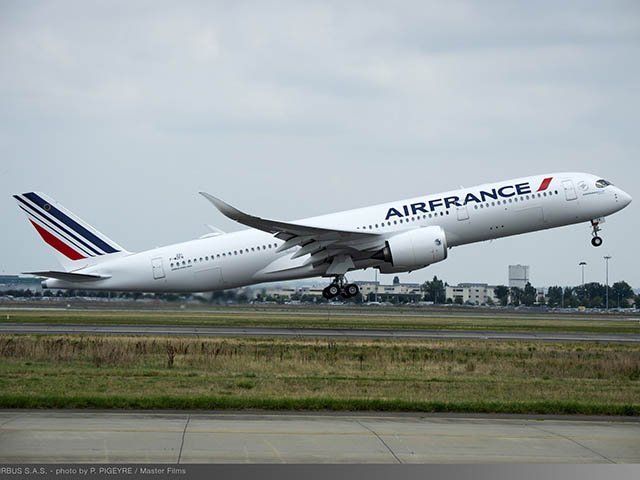 Le premier Airbus A350 d’Air France a décollé (photos) 1 Air Journal