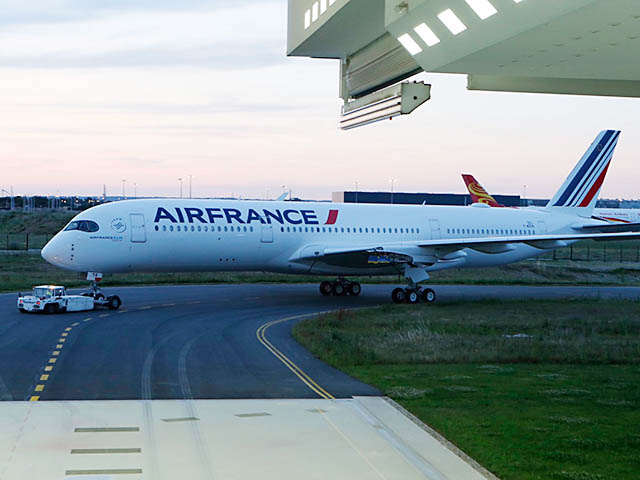Air France dévoile son Airbus A350 (photos) 1 Air Journal