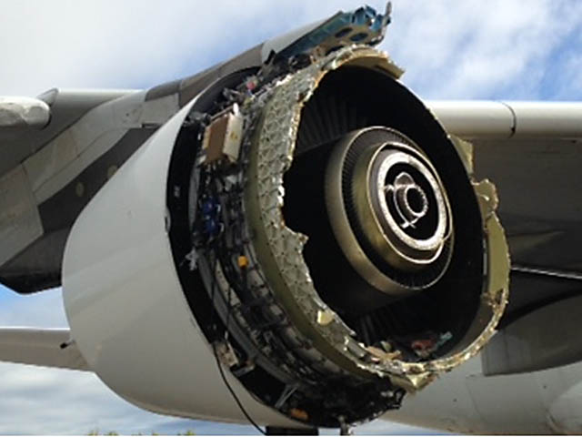 Une partie du moteur de l’A380 d’Air France retrouvée sous la glace 3 Air Journal