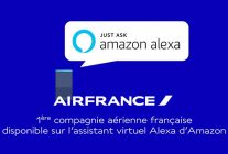La compagnie aérienne Air France mise sur la commande vocale avec Alexa, le service vocal intelligent d Amazon, permettant aux pa