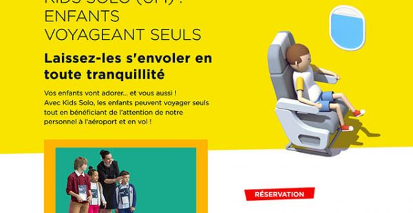 Le service Kids Solo Ados de la compagnie aérienne HOP! en Europe est disponible en un simple clic et accessible depuis tous les 