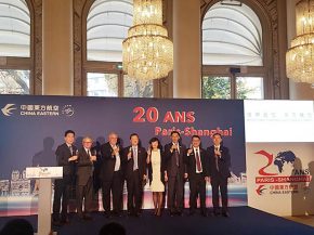 Le groupe Air France-KLM a célébré le 20eme anniversaire de la liaison entre Paris et Shanghai, la compagnie aérienne néerlan