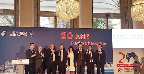 Le groupe Air France-KLM a célébré le 20eme anniversaire de la liaison entre Paris et Shanghai, la compagnie aérienne néerlan