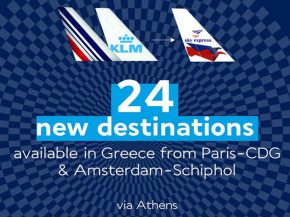 Les compagnies aériennes Air France et KLM Royal Dutch Airlines ont signé un accord de commercialisation avec Sky Express, leur 