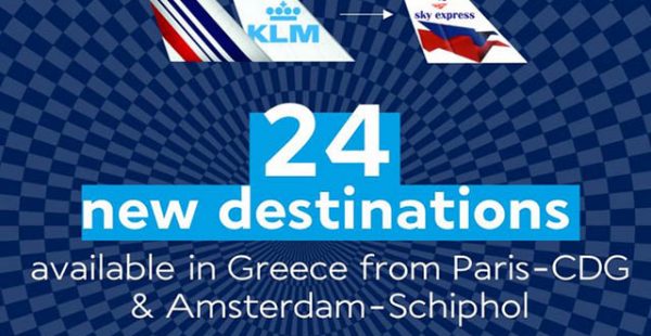 Les compagnies aériennes Air France et KLM Royal Dutch Airlines ont signé un accord de commercialisation avec Sky Express, leur 