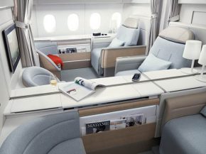 
La compagnie aérienne Air France prépare une nouvelle cabine La Première qui devrait être la plus longue du marché, et sera 