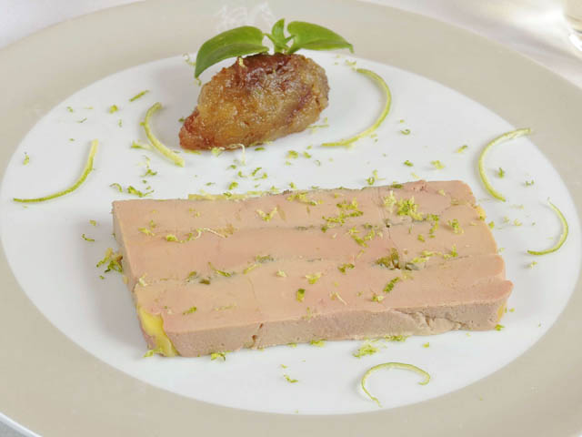 foie gras de canard aux zestes de citron vert - GUY MARTIN