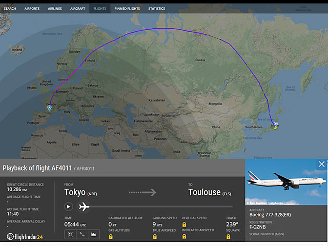 Air France relie Tokyo à Toulouse – une fois 1 Air Journal