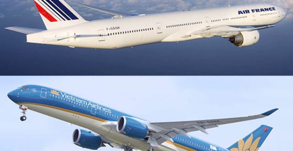 Les compagnies aériennes Air France et Vietnam Airlines ont étendu leur accord de partage de codes à dix routes supplémentaire