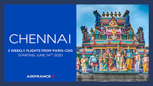 Air France ajoute Chennai en 787 à son réseau en Inde 24 Air Journal