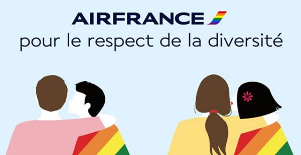 Comme l’année dernière, la compagnie aérienne Air France accompagne l’association LGBT et gay-friendly de ses salariés, Pe