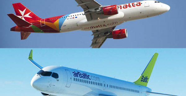 La compagnie aérienne Air Malta a signé un accord de partage de codes avec airBaltic, portant sur 20 routes au départ de Malte 