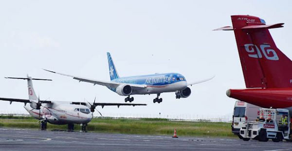 
Les compagnies aériennes Air Tahiti Nui, Air France, French bee, Hawaiian Airlines et United Airlines comptent toutes desservir 
