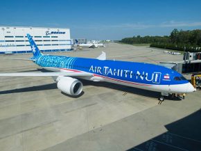 La direction de la compagnie aérienne Air Tahiti Nui s’est rendue vendredi à North Charleston pour prendre possession de son p