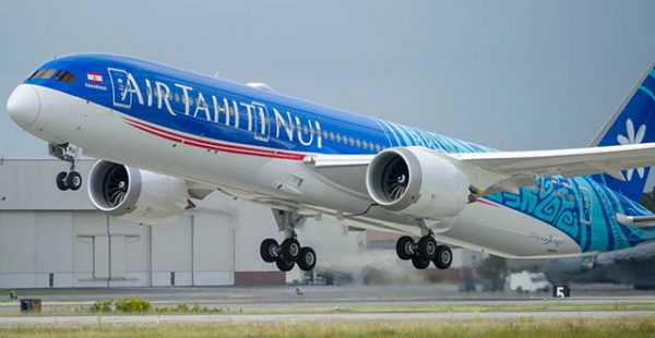 Le premier Boeing 787-9 Dreamliner de la compagnie aérienne Air Tahiti Nui s’est posé ce matin dans l’archipel de Polynésie
