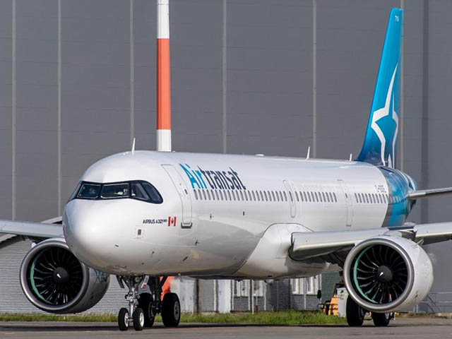 L’A321LR d’Air Transat à Nice 1 Air Journal