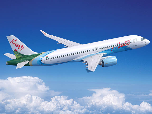 Premier Airbus A220 d’Air Vanuatu en vue 145 Air Journal