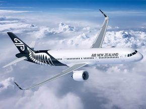 La compagnie aérienne Air New Zealand a pris possession du premier des huit Airbus A321neo commandés, tandis que WestJet a négo
