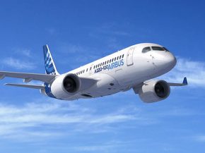
Guillaume Faury, le directeur général d Airbus, a réaffirmé envisager de lancer une version allongée de l Airbus A220, qui p