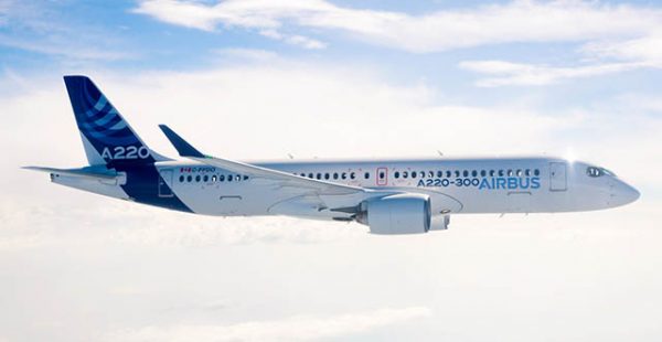 La famille Airbus A220 a reçu l’approbation ETOPS 180 de la part de Transports Canada, en attendant celles de la FAA et de l’
