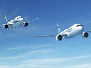 Airbus a enregistré le mois dernier 4 nouvelles commandes, uniquement pour ses monocouloirs, et livré aux compagnies aériennes 
