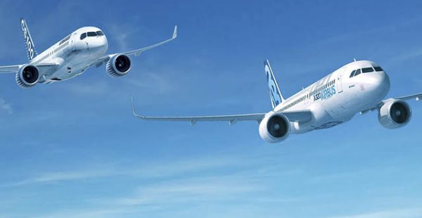 Airbus a enregistré le mois dernier 4 nouvelles commandes, uniquement pour ses monocouloirs, et livré aux compagnies aériennes 