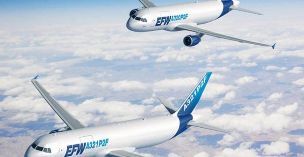 La société aéronautique EFW (Elbe Flugzeugwerke) a obtenu un contrat de la part de Vallair pour convertir dix Airbus A321-200 e