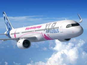 
Airbus compte investir plus de 60 millions d’euros à Saint-Nazaire pour assembler la pointe avant de son A321neo XLR, dont il 