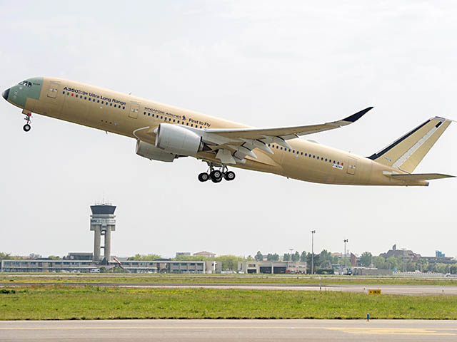 Premier vol pour l’Airbus A350 ULR 1 Air Journal