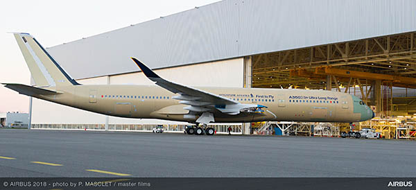 Premier Airbus A350 ULR, Embraer E2 certifié 1 Air Journal